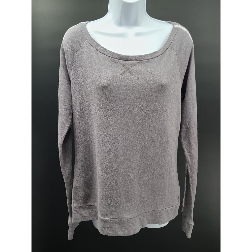 Delia's vintage Y2K off shoulder women's‎ sweatshirt Grey Size Large tie dye